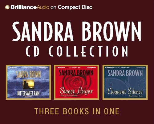 Sandra Brown CD Collection 1: Bittersweet Rain, Sweet Anger, Eloquent Silence,Used