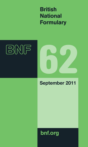British National Formulary 62: September 2011,Used