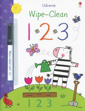 Wipe Clean 123 Book (Usborne WipeClean Books),Used