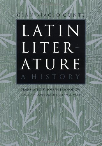 Latin Literature: A History,New