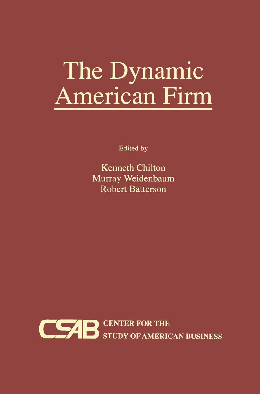 The Dynamic American Firm,Used