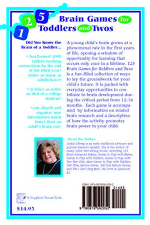 125 Brain Games for Toddlers and Twos: Simple Games to Promote Early Brain Development,Used