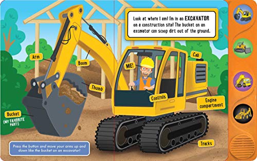 Blippi: At the Construction Site (4Button Sound Books),Used
