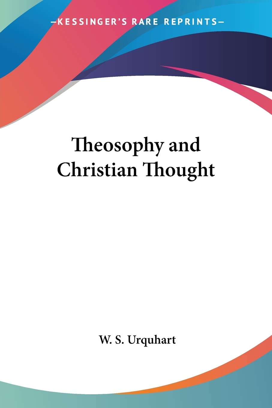 Theosophy and Christian Thought,Used