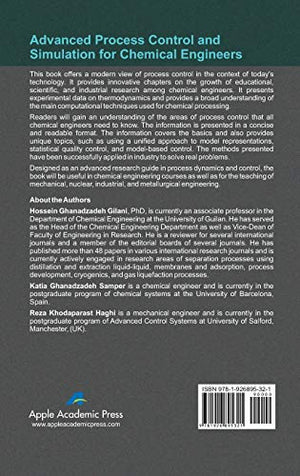 Advanced Process Control and Simulation for Chemical Engineers,Used