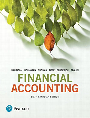 Financial Accounting, Sixth Canadian Edition