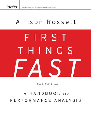 First Things Fast: A Handbook for Performance Analysis,Used