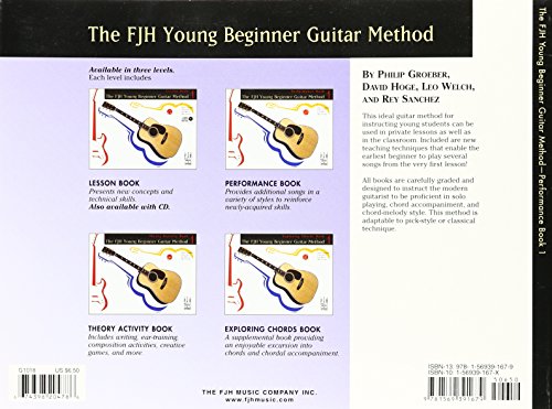 The Fjh Young Beginner Guitar Method, Performance Book 1,Used