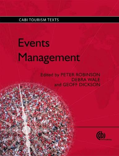 Events Management (CABI Tourism Texts),Used