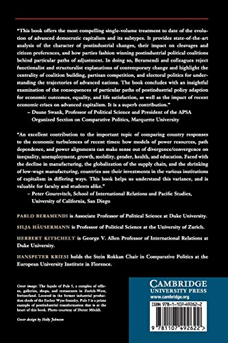 The Politics of Advanced Capitalism,Used