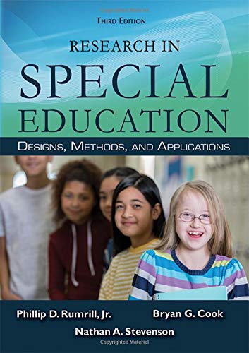 Research in Special Education: Designs, Methods, and Applications,Used