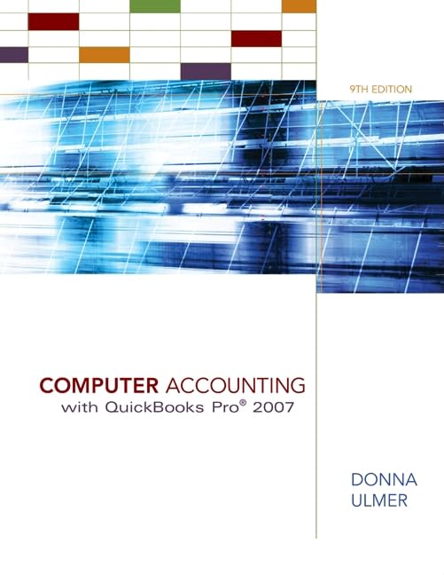 Computer Accounting with QuickBooks Pro 2007,Used