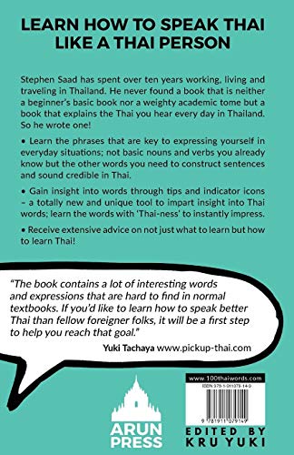 100 Thai Words That Make You Sound Thai: Thai For Intermediate Learners,Used