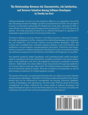 The Relationships Between Job Characteristics, Job Satisfaction, and Turnover Intention Among Software Developers,Used