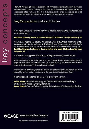 Key Concepts in Childhood Studies (Sage Key Concepts series),Used
