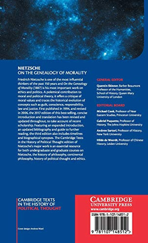 Nietzsche: On the Genealogy of Morality and Other Writings (Cambridge Texts in the History of Political Thought),Used