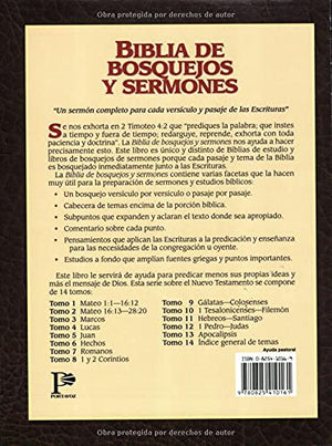 Biblia de bosquejos y sermones: Hebreos y Santiago (Spanish Edition),Used