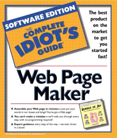 Complete Idiot's Guide to Web Page Maker (Macmillan Software),New