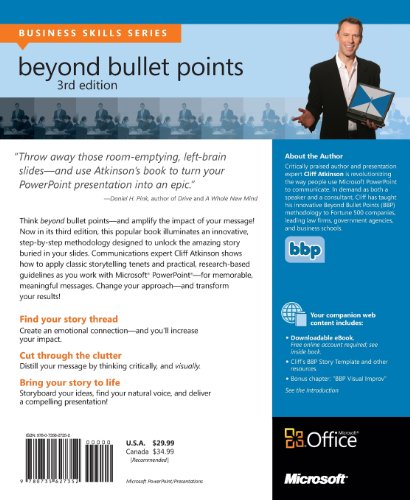 Beyond Bullet Points, 3Rd Edition: Using Microsoft Powerpoint To Create Presentations That Inform, Motivate, And Inspire (Busine,New