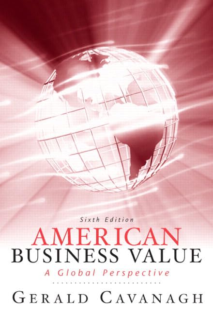 American Business Values (6th Edition),Used