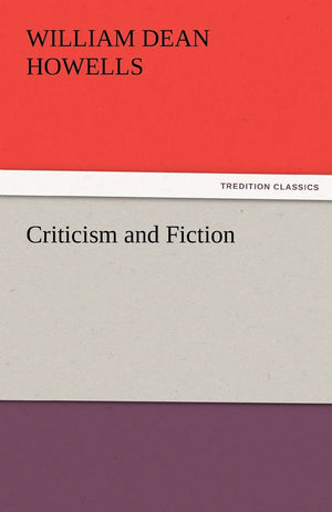 Criticism and Fiction,Used