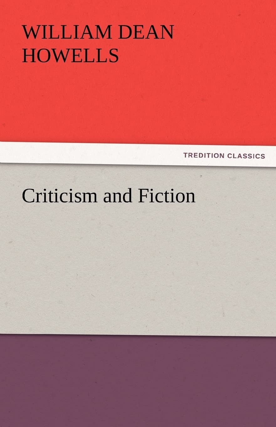 Criticism and Fiction,Used