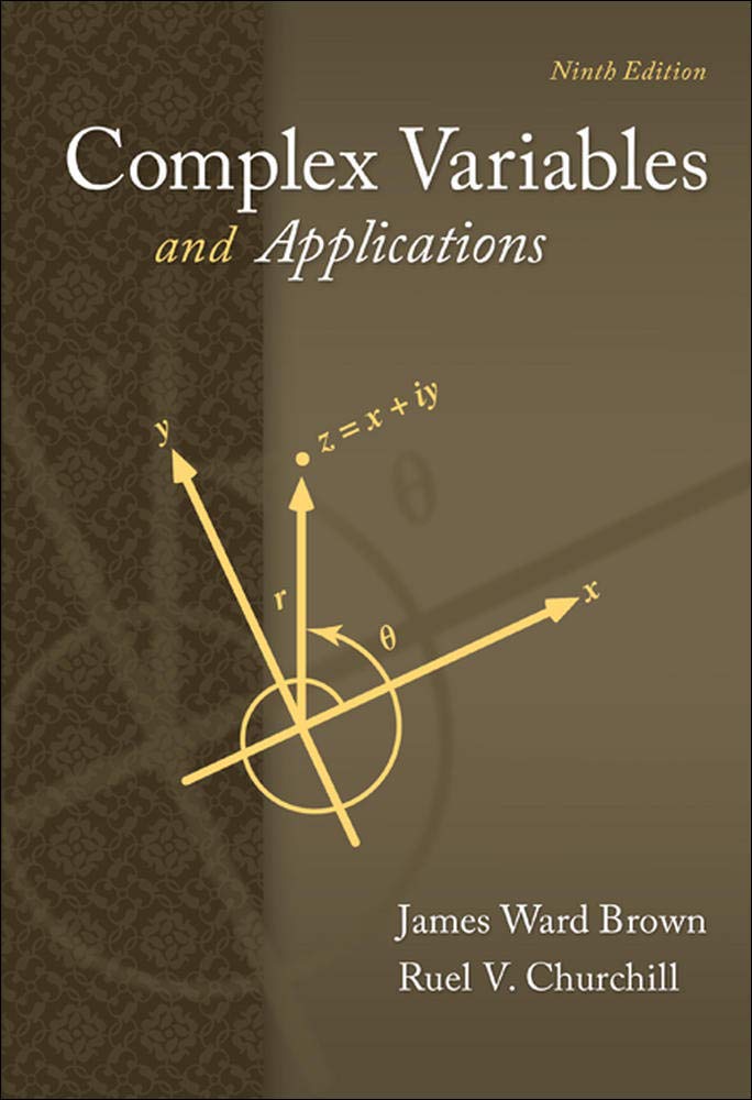 Complex Variables And Applications (Brown And Churchill)