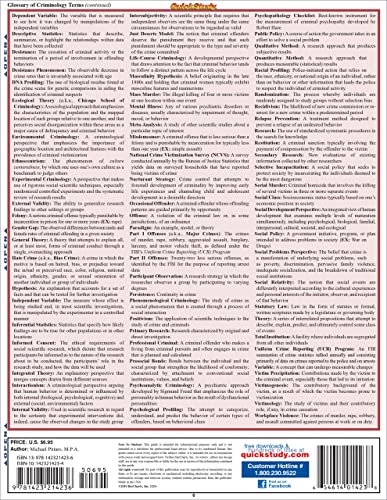 Criminology (Quick Study Academic),New