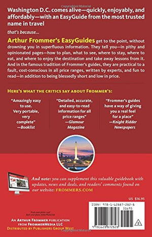 Frommer's EasyGuide to Washington, D.C. 2017 (Easy Guides),Used