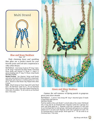 Hip Hemp with Beads: Easy & Awesome Knotted Jewelry with Hemp Cord (Design Originals),Used