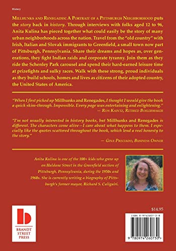 Millhunks and Renegades: A Portrait of a Pittsburgh Neighborhood,Used