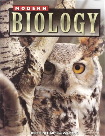 Holt Modern Biology: Student Edition Grades 912 1999,New