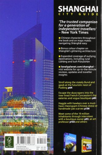 Shanghai (ingls) (Lonely Planet Shanghai City Guide),Used