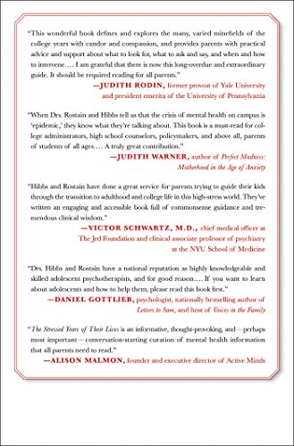 The Stressed Years of Their Lives: Helping Your Kid Survive and Thrive During Their College Years,Used