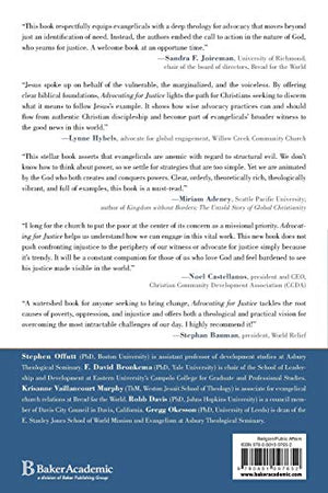 Advocating for Justice: An Evangelical Vision for Transforming Systems and Structures,Used