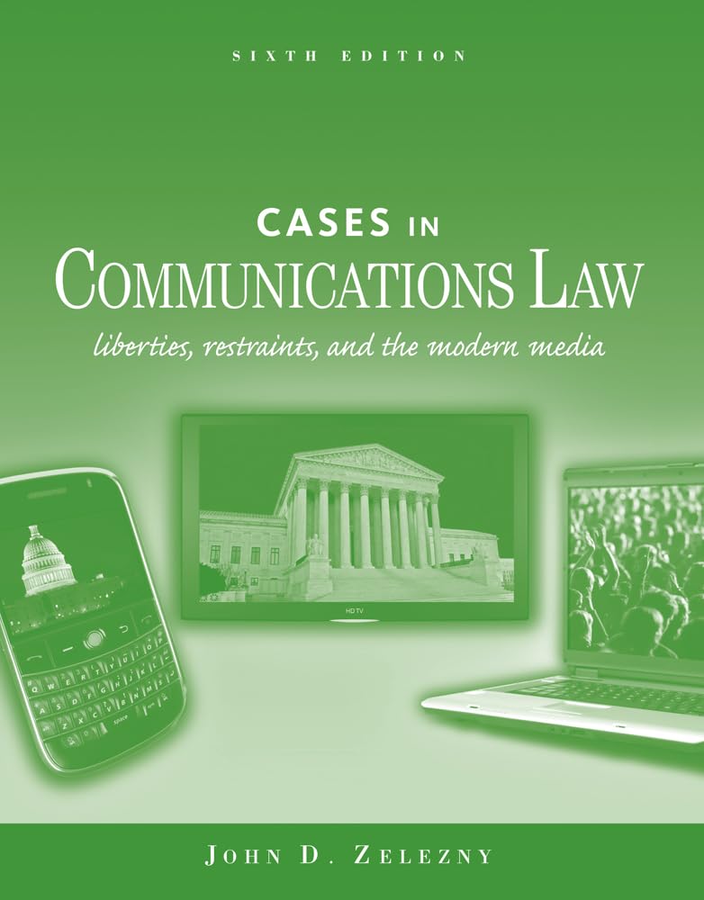 Cases in Communications Law (McGrawHill Series in Mass Communication and Journalism),Used