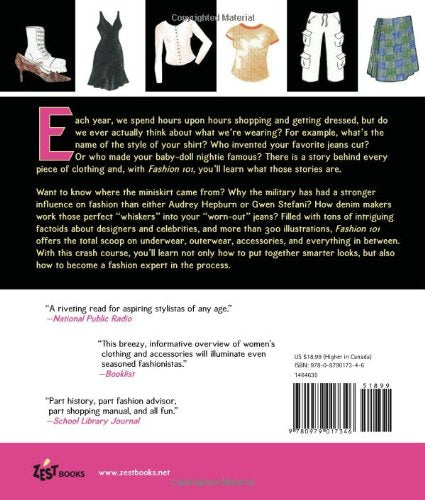 Fashion 101: A Crash Course in Clothing,Used