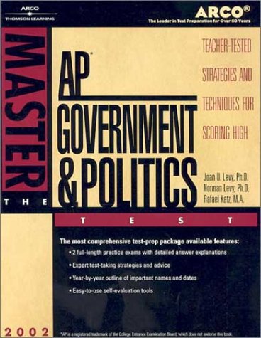 Master AP Government and Politics 2002,Used