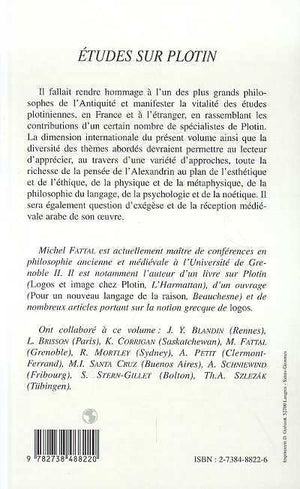 ETUDES SUR PLOTIN,Used