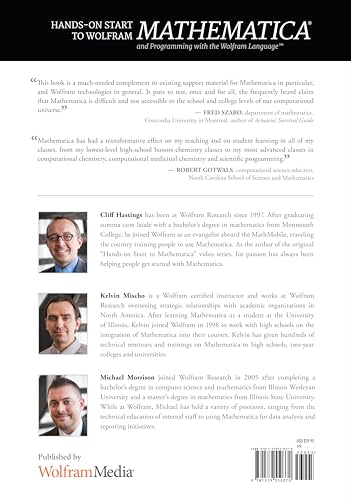 Handson Start to Wolfram Mathematica and Programming with the Wolfram Language,Used