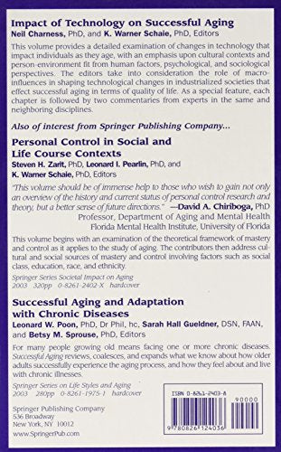 Impact of Technology on Successful Aging (Societal Impact on Aging),Used