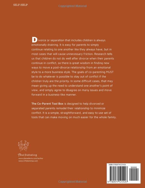 The CoParent Tool Box: Tools for remodeling your coparent relationship after divorce or separation,Used