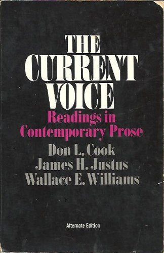 The current voice;: Readings in contemporary prose,Used