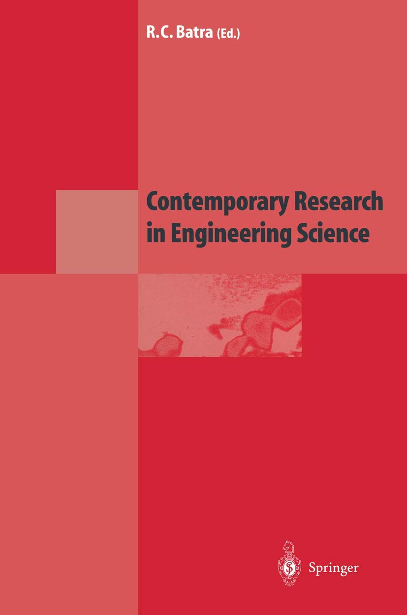 Contemporary Research in Engineering Science,Used