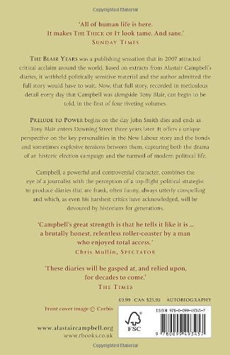 The Alastair Campbell Diaries: Volume One: Prelude to Power 19941997 (1),Used