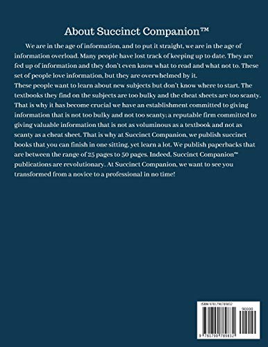 Microsoft Excel 2019 & Excel for Office 365 Succinct Companion: A Quick and Detailed Reference Guide,Used