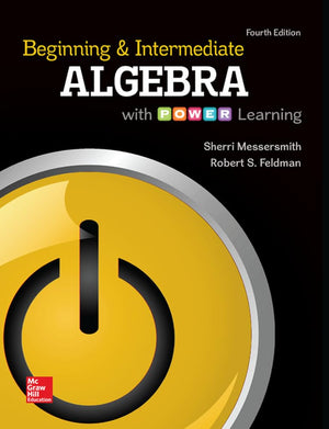 Beginning and Intermediate Algebra with Power Learning, 4th Edition,Used