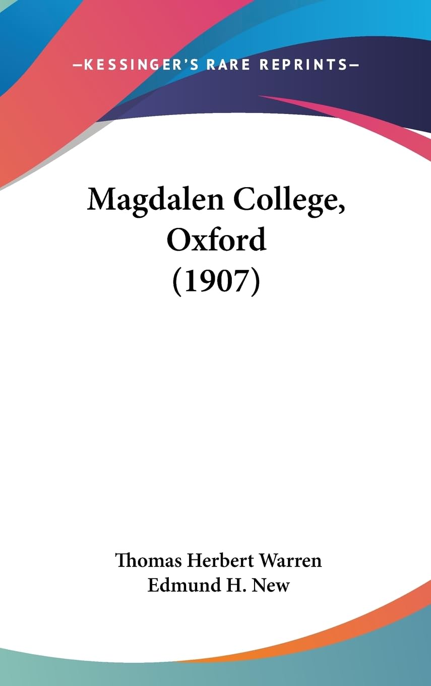 Magdalen College, Oxford (1907),Used