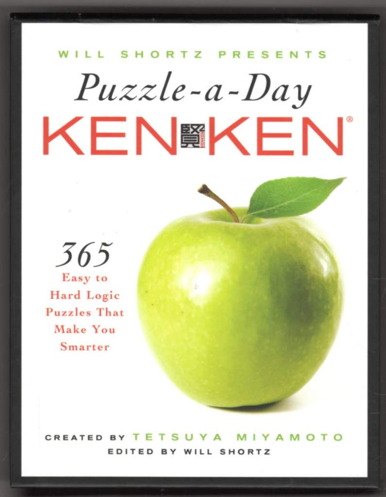 Will Shortz Presents PuzzleaDay: KenKen: 365 Easy to Hard Logic Puzzles That Make You Smarter,Used