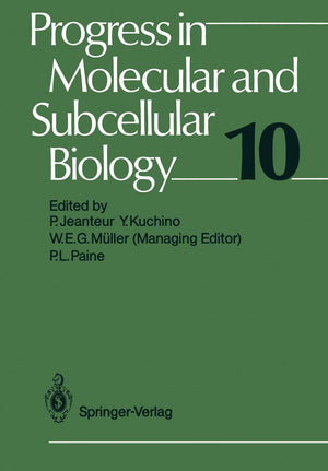 Progress in Molecular and Subcellular Biology (Progress in Molecular and Subcellular Biology, 10),Used